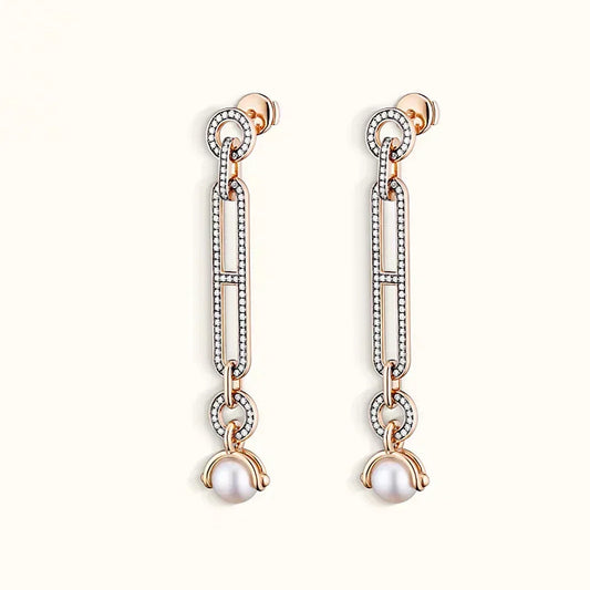Chandra Diamonds 18K Gold Earrings